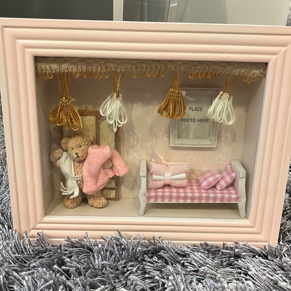 Baby girl shadow box